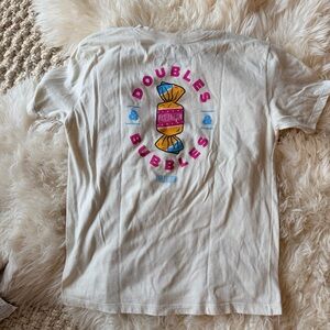 Kids Cream T-Shirt with Pink Graphic